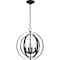 Progress Lighting Equinox Collection Black Four-Light Sphere Pendant P3827-31 - alternate 6